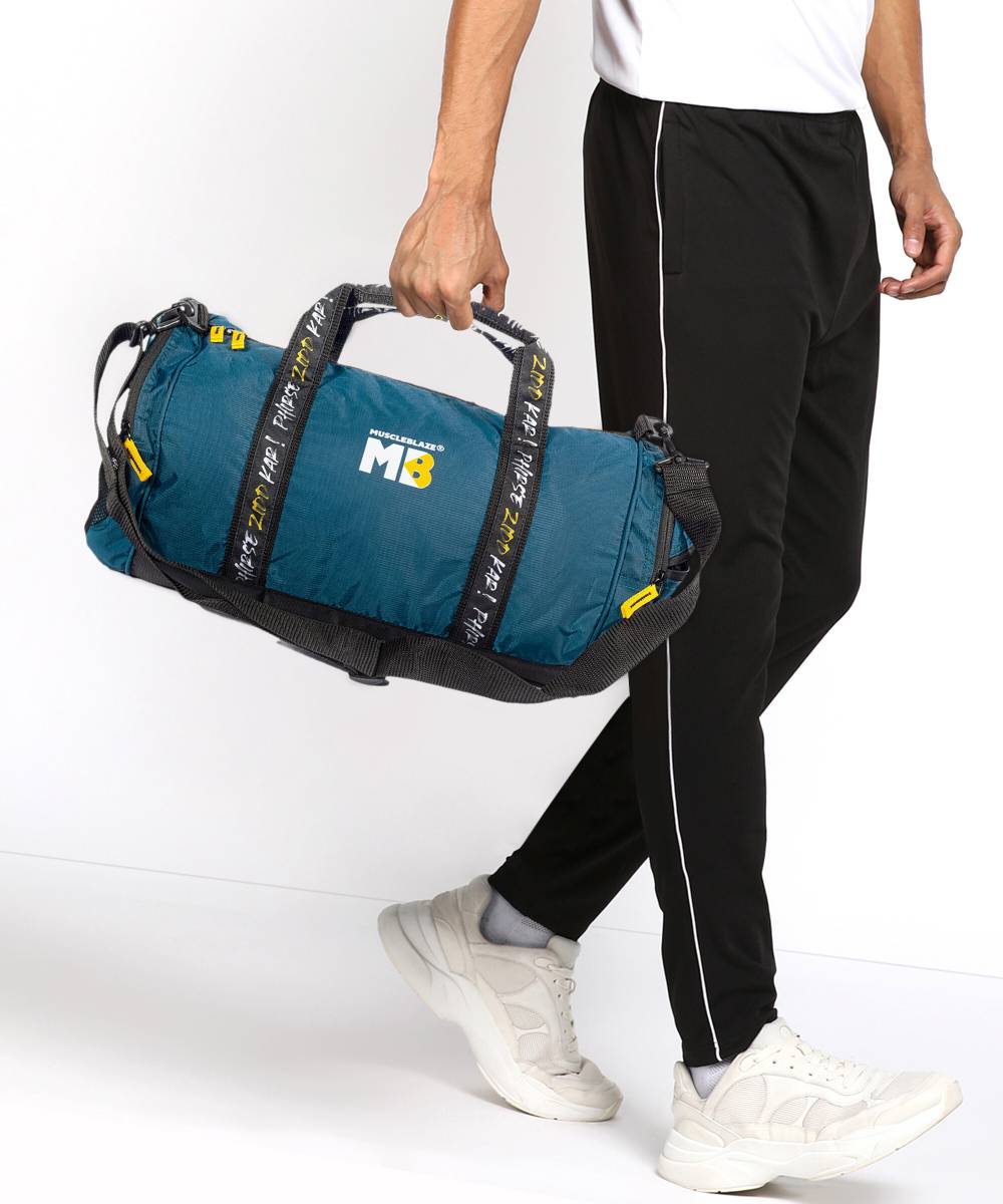 MUSCLEBLAZE (Expandable) Gym Bag (Phirse Zidd Kar), Duffel Bag for Men and Women Blue, 30 l Gym Duffel Bag — photo 2