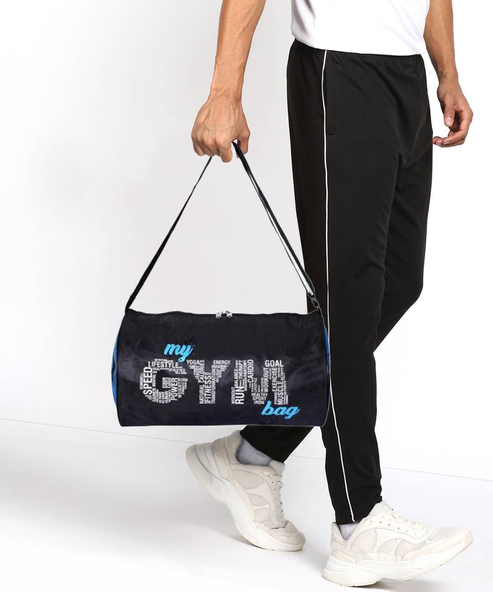 sport bag for gym and travel sports SKY BAG (Black, Kit Bag) Gym Duffel Bag — photo 2