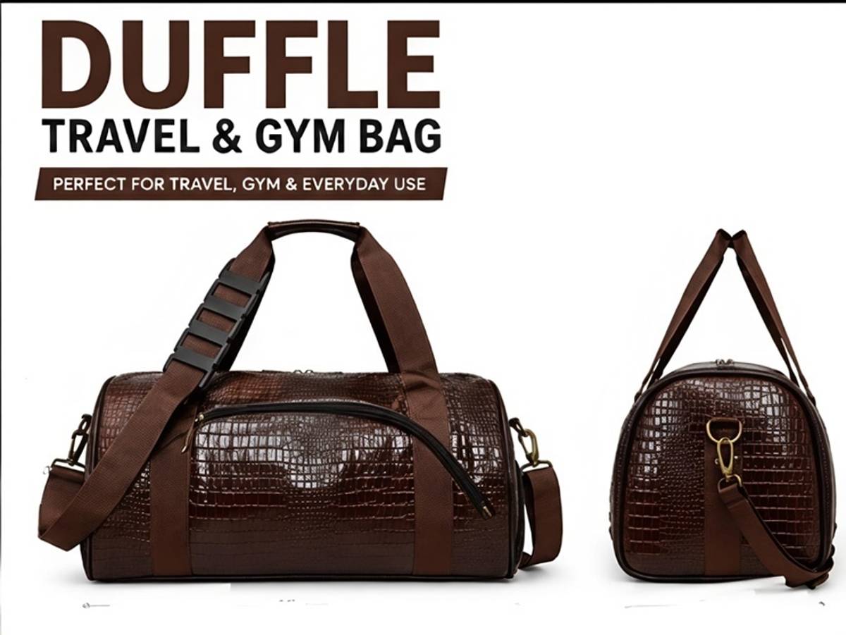 Spacious Travel, Gym, Sports & Weekend Bag Large Main Compartment for Clothes Gym Duffel Bag — photo 2