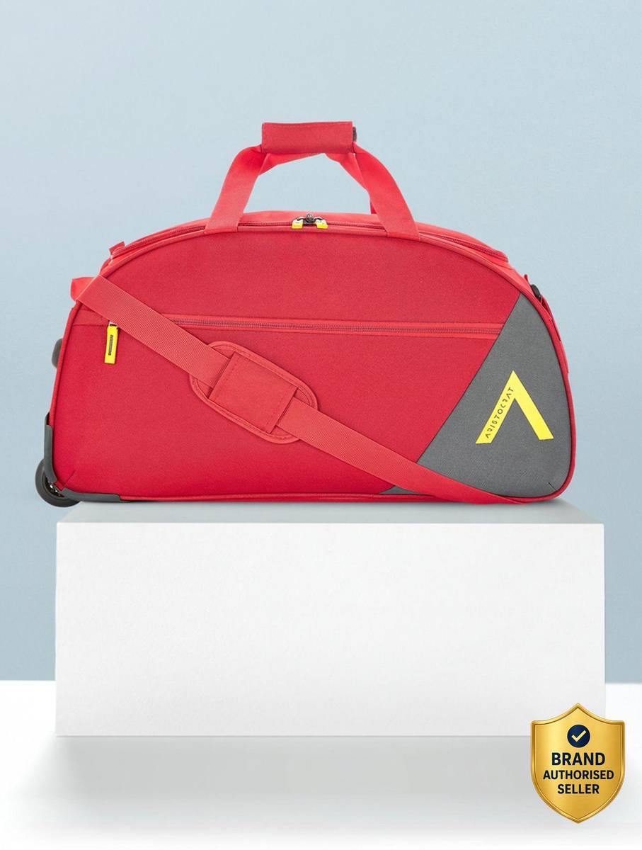 ARISTOCRAT SPARK DUFFLE WHEEL (E) 52 RED Duffel With Wheels (Strolley)