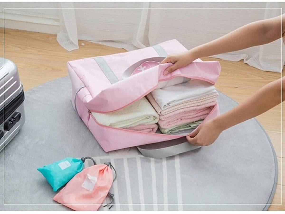 Zaprox (Expandable) Unique Travel Bags for Luggage Spacious with Pockets Foldable Zipper Duffle Bag Duffel Without Wheels — photo 3