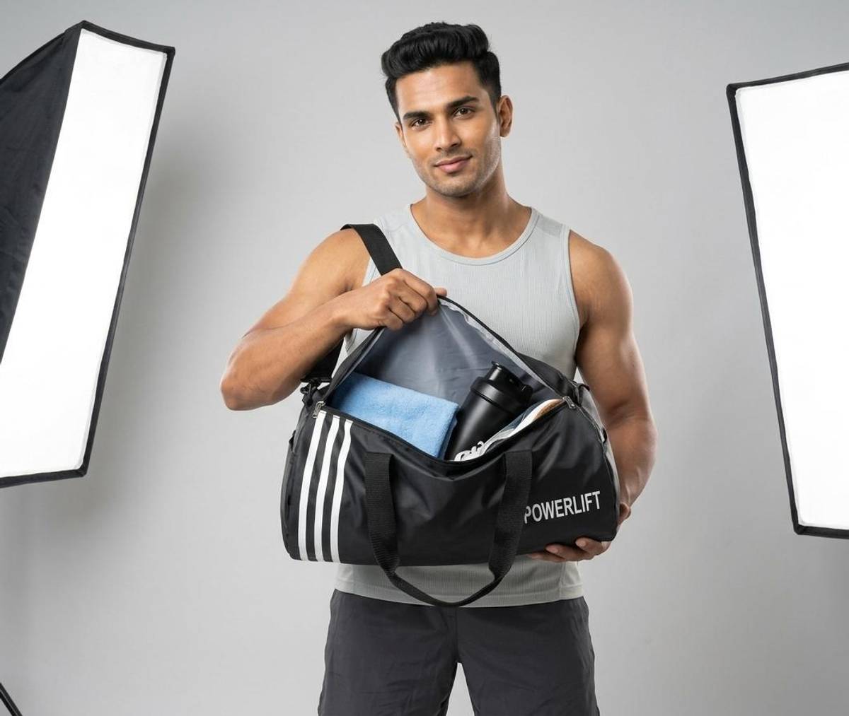 POWERLIFT (Expandable) powerlift__ Gym Duffel Bag — photo 3