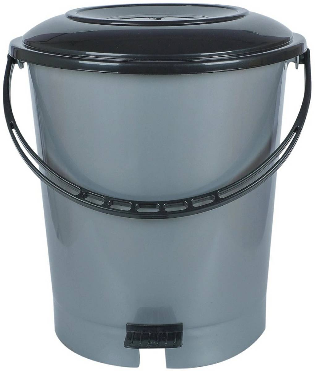 KUMANEST 12Litres Dustbin with Pedal Bin, Trash Bin, Garbage Waste Bin For Home, Bathroom Plastic Dustbin — photo 4