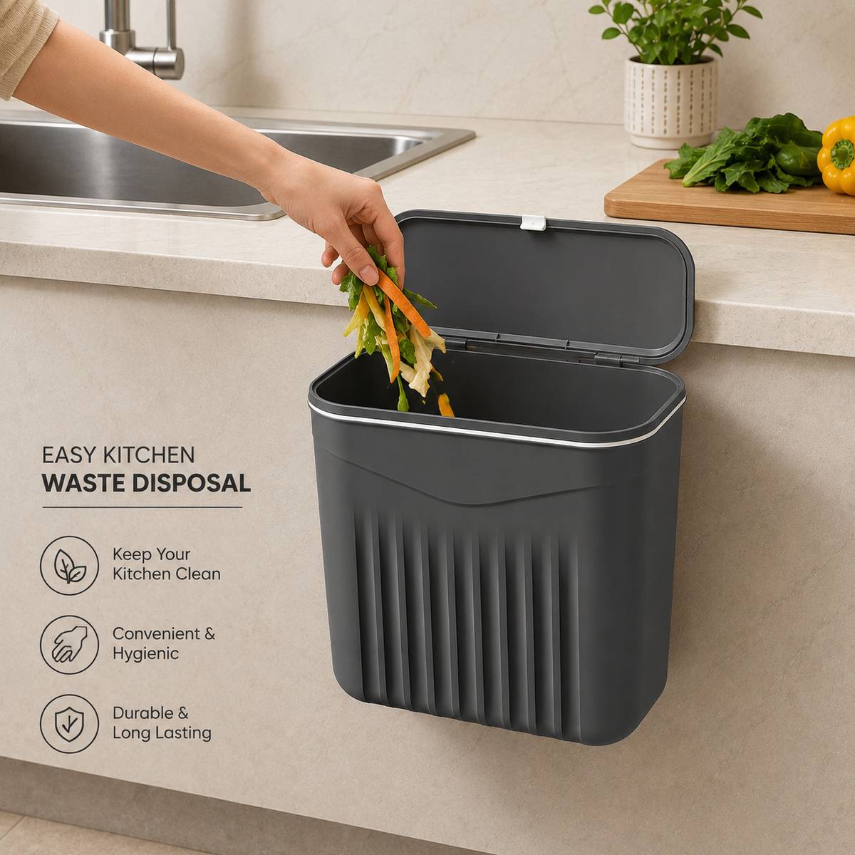 Multipurpose Dustbin Plastic Dustbin — photo 3