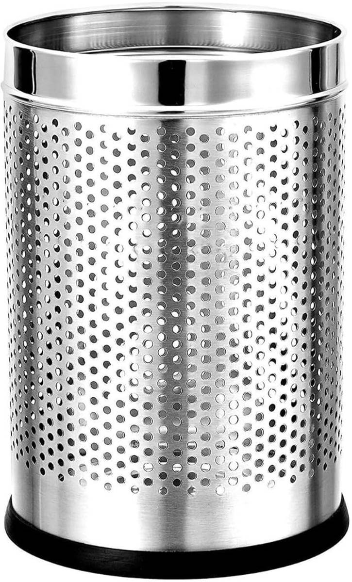 TOGGLE PLAY 6L Perforated Dustbin Without Lid | Open Garbage Bin for Home, Office & Kitchen Stainless Steel Dustbin — photo 3