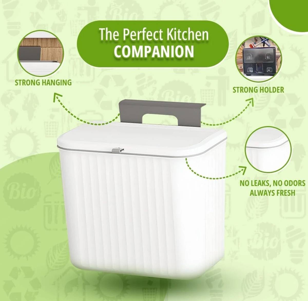 KITCHEN MULTIPURPOSE DUSTBIN Plastic Dustbin — photo 4