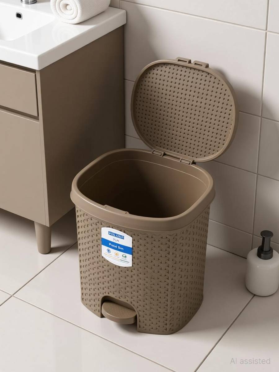 KOLORR Magnum 6L Pedal Dustbin /Trash Can/Garbage Waste Bin with Lid for Home, Kitchen Plastic Dustbin — photo 2