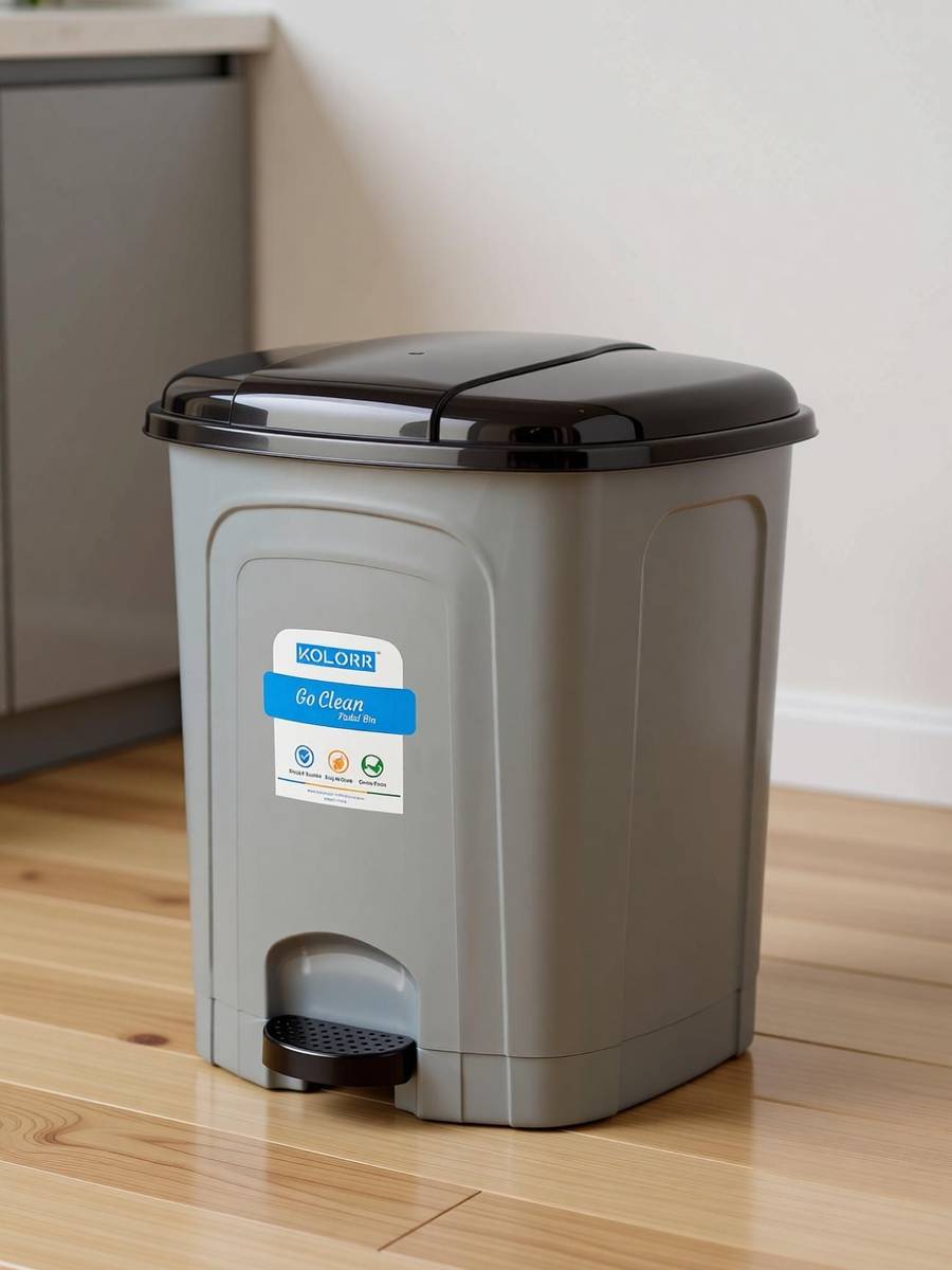 KOLORR Go clean 30L Pedal Dustbin /Garbage Waste Bin with Lid for Home, Kitchen, Office Plastic Dustbin — photo 3