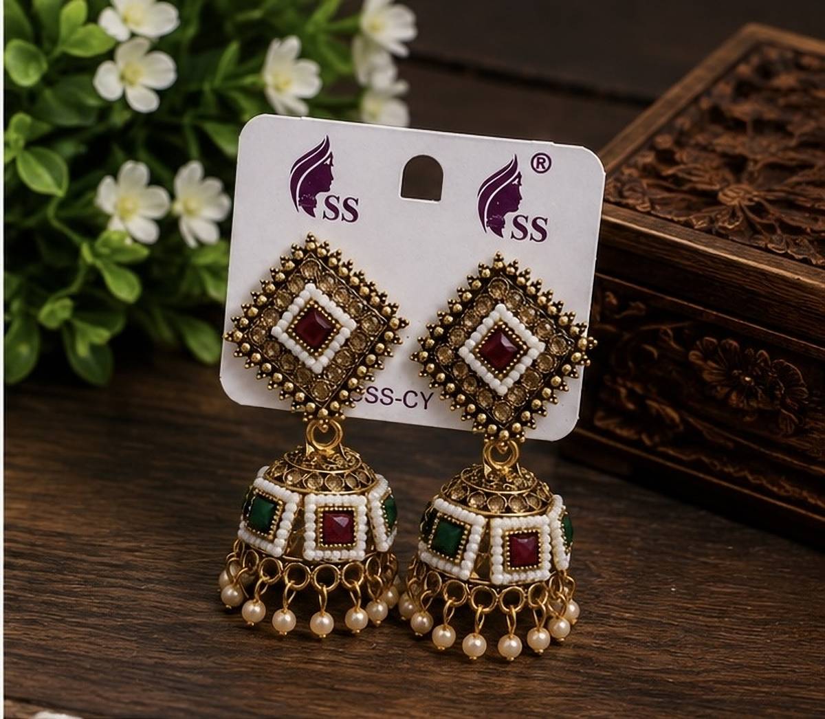 MAYA TRENDS jhumka multi Metal Jhumki Earring, Drops & Danglers