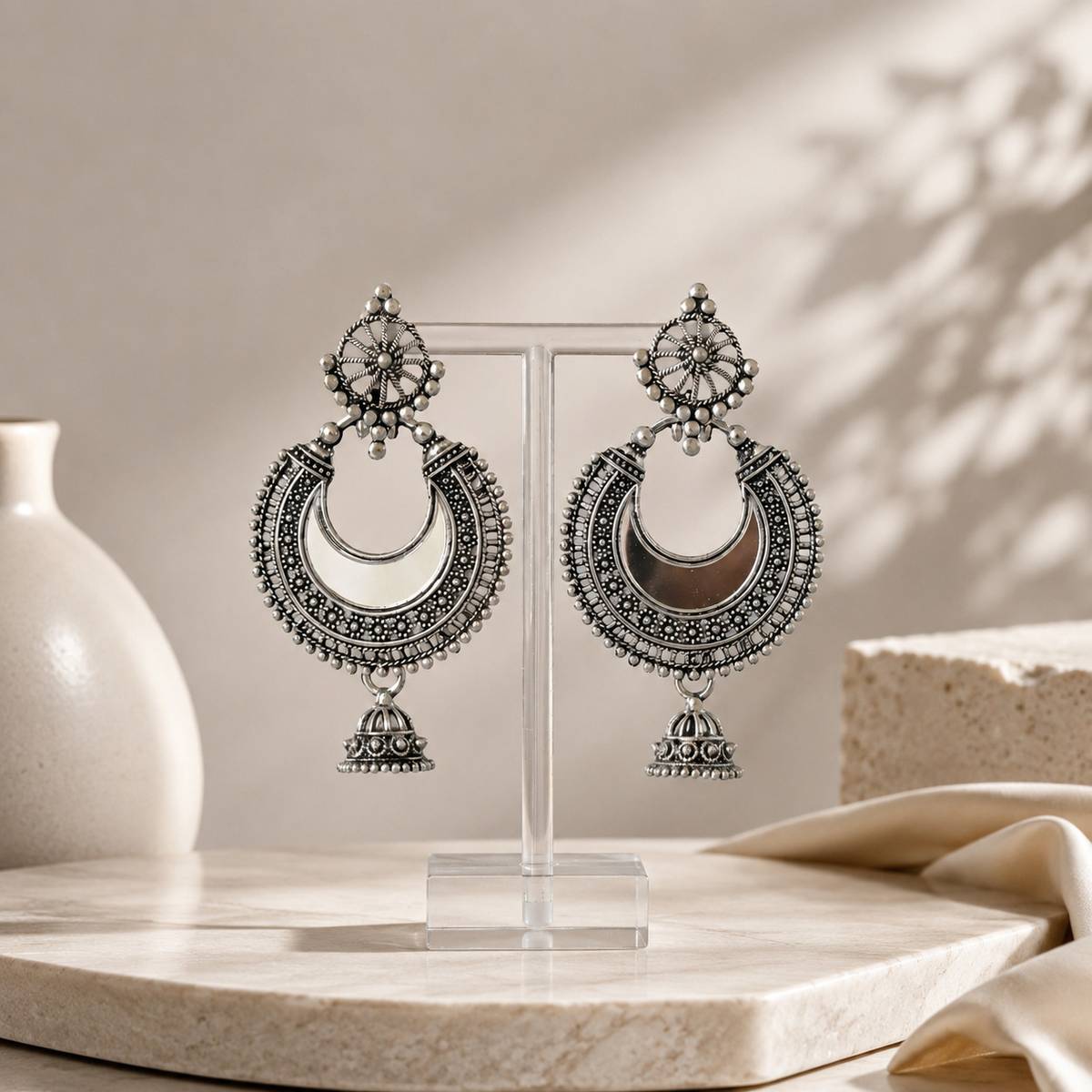 HS BANDHU HS BANDHU 12 earing combo with velvet box Metal Earring Set, Jhumki Earring — photo 3