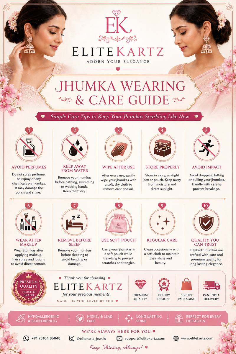 ELITEKRTZ Trending 12 Pairs combo jhumka earrings set for women Alloy Jhumki Earring, Drops & Danglers, Stud Earring, Earring Set, Chandbali Earring — photo 4