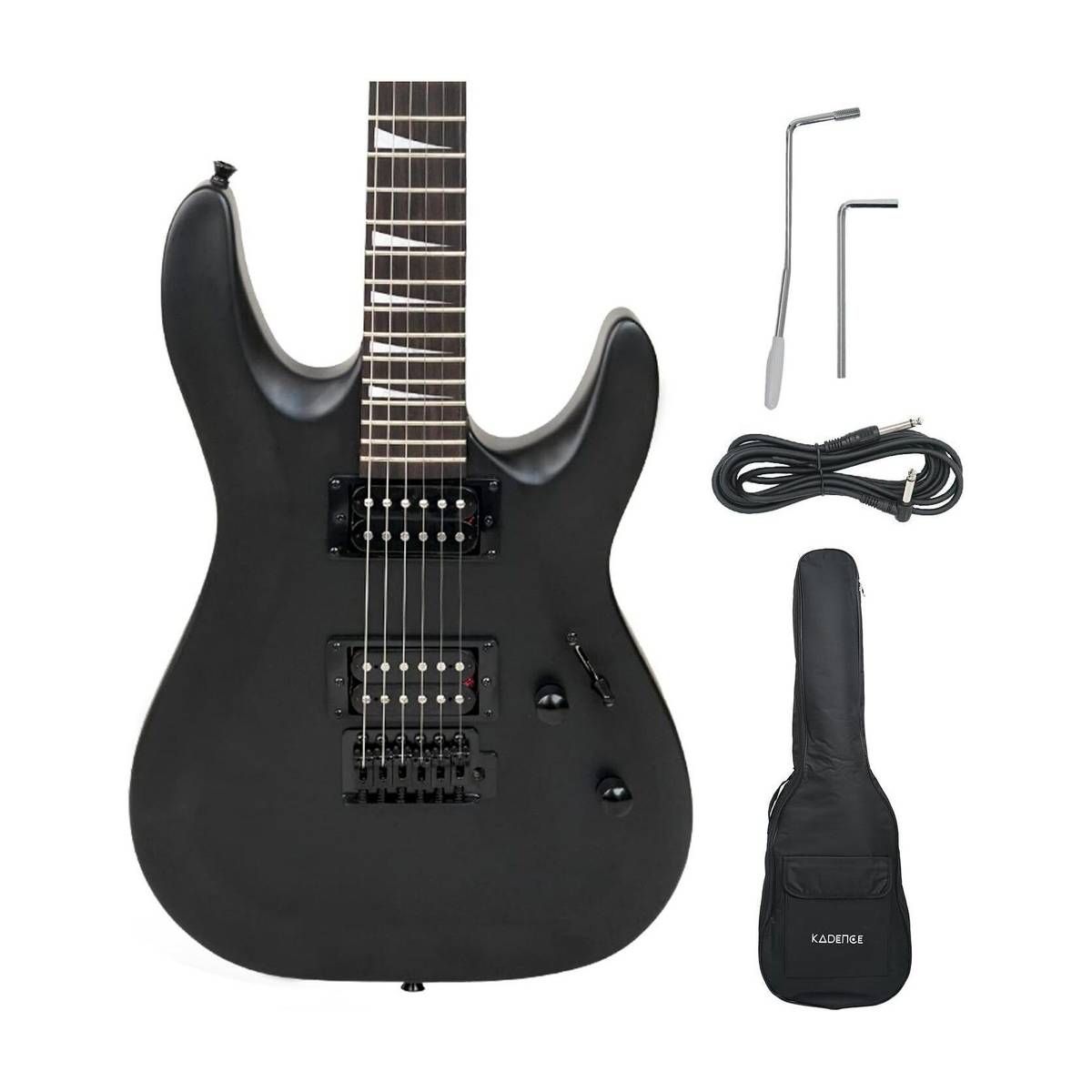 AMEGHH-MBK Electric Guitar SG Type with Humbucker Pickup Electro-acoustic Guitar