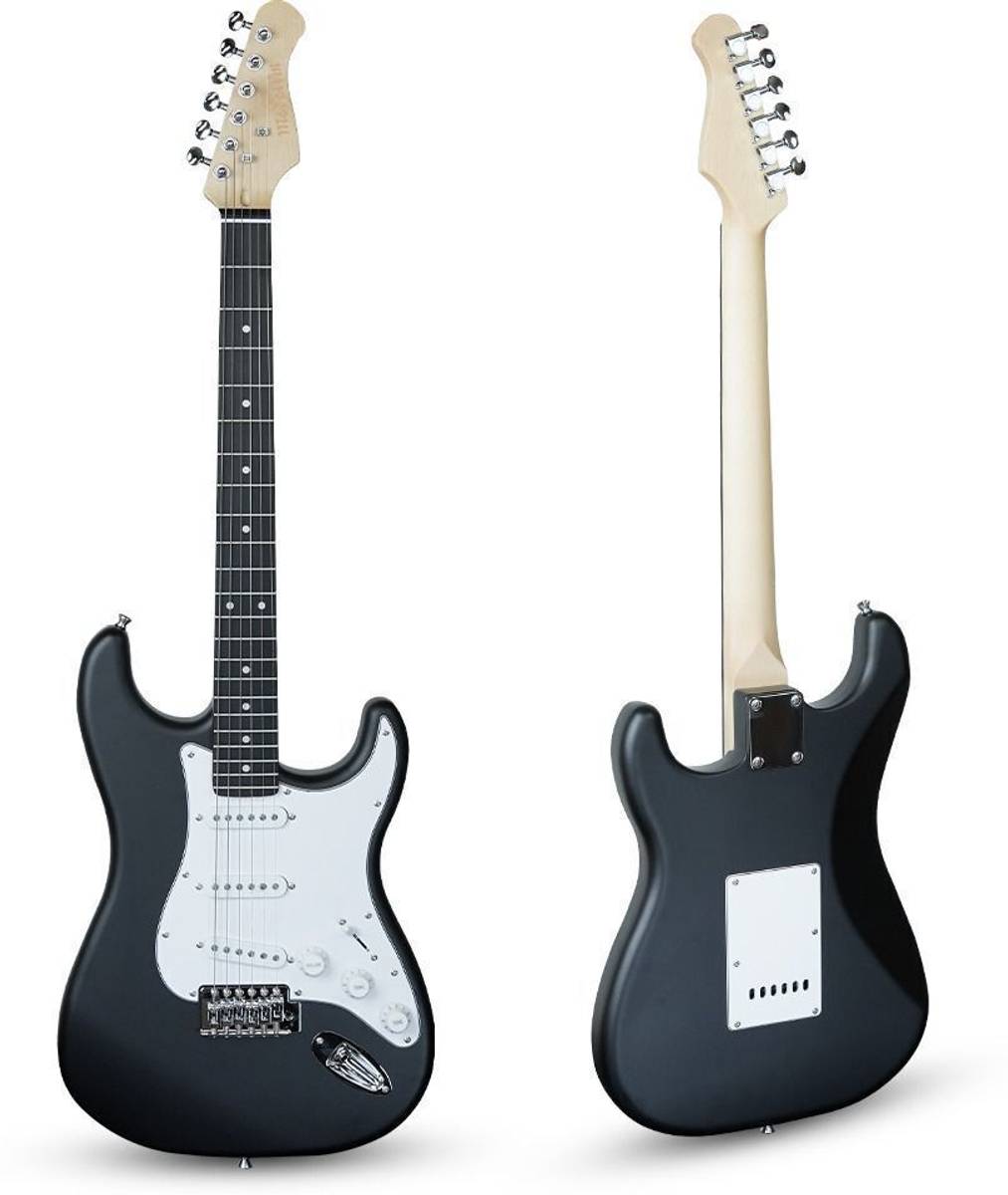 Medellin Electric Guitar 38” Complete Starter Kit - black matt finish Electro-acoustic Guitar — photo 2