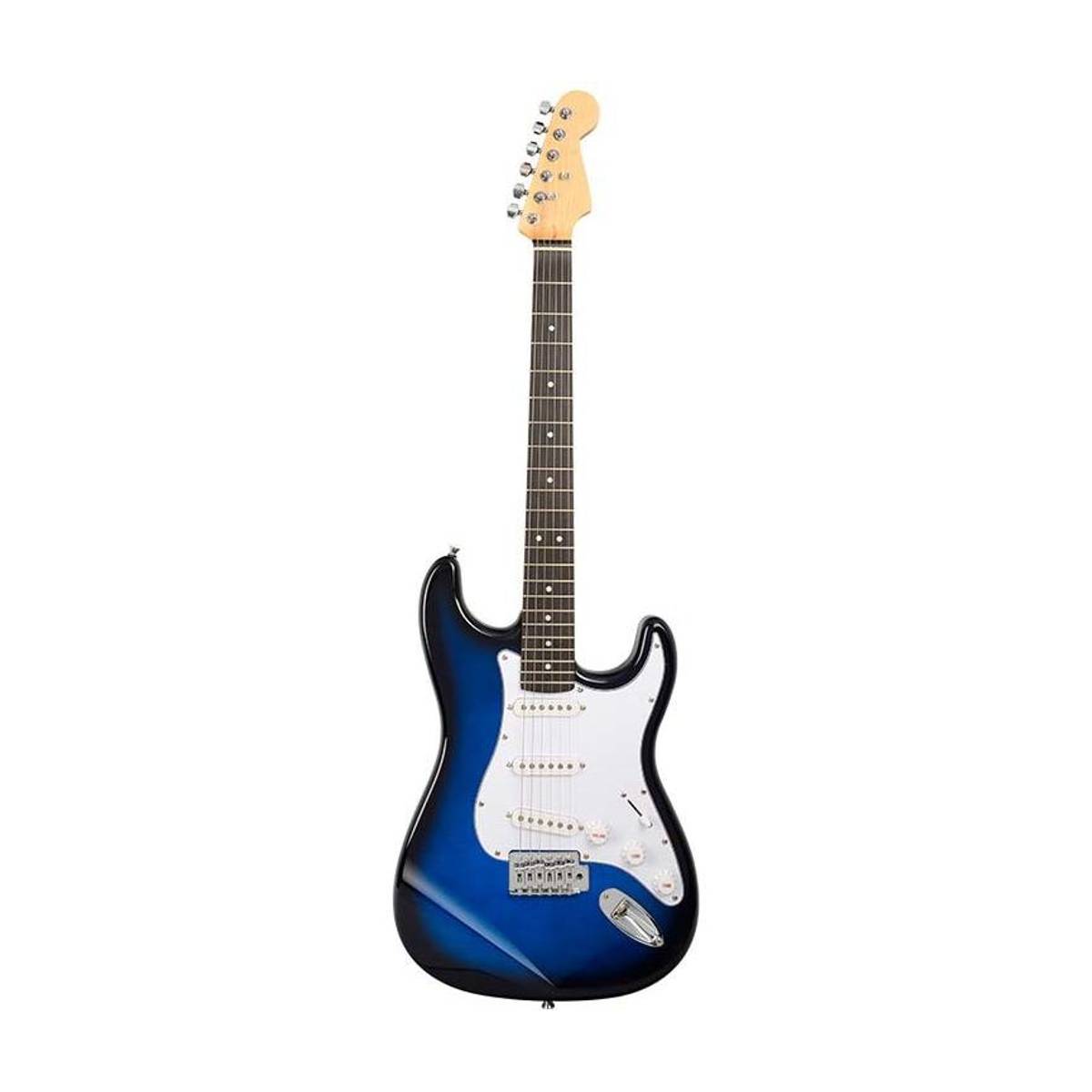 BLUEBERRY R-701-BLUE Beginner/Professional Full Size Rosewood Fretboard Maple Solid Body Electric Guitar