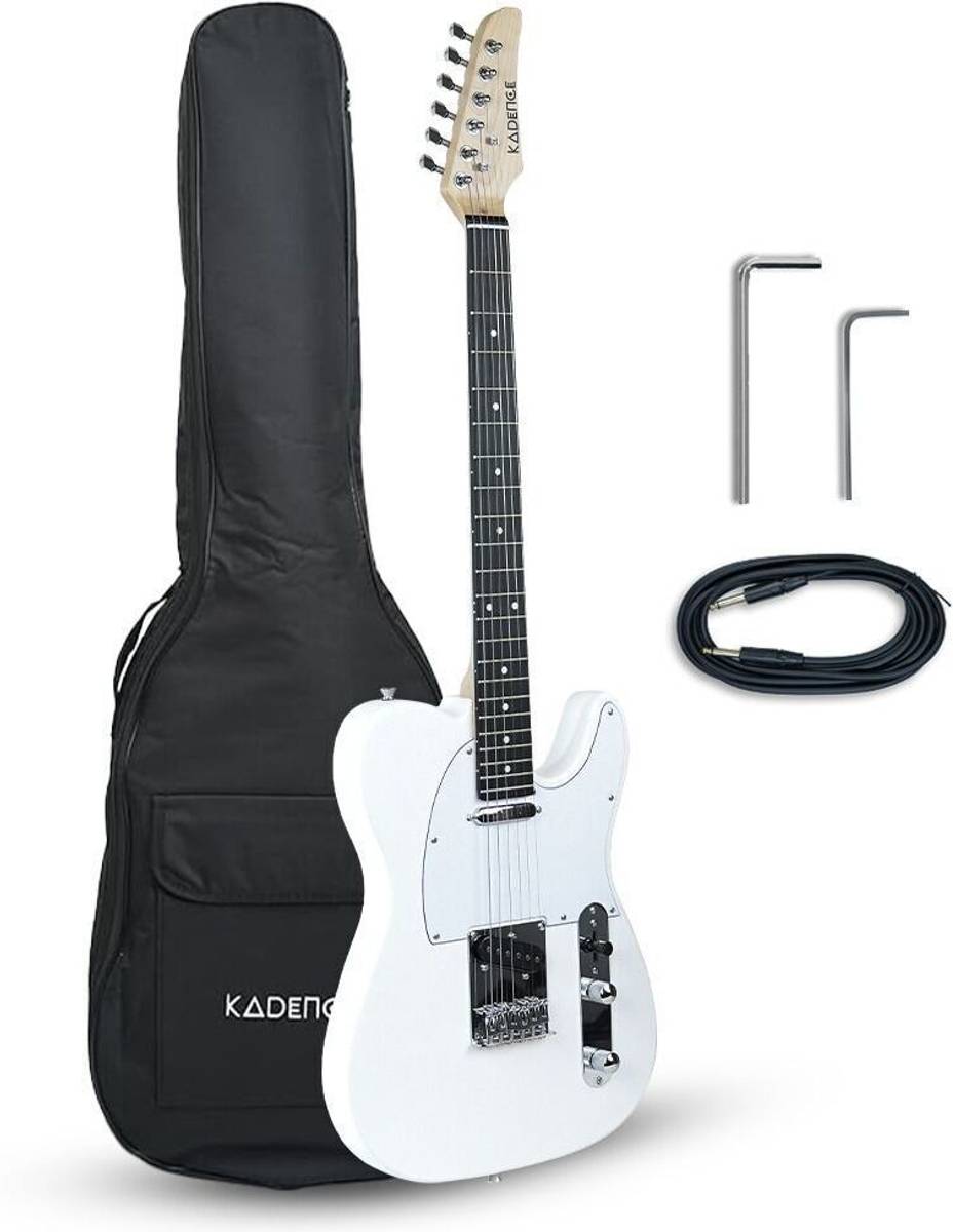 Tennessee Series Electric Guitar 39" โ Includes Padded Gig Bag & Cable Electro-acoustic Guitar