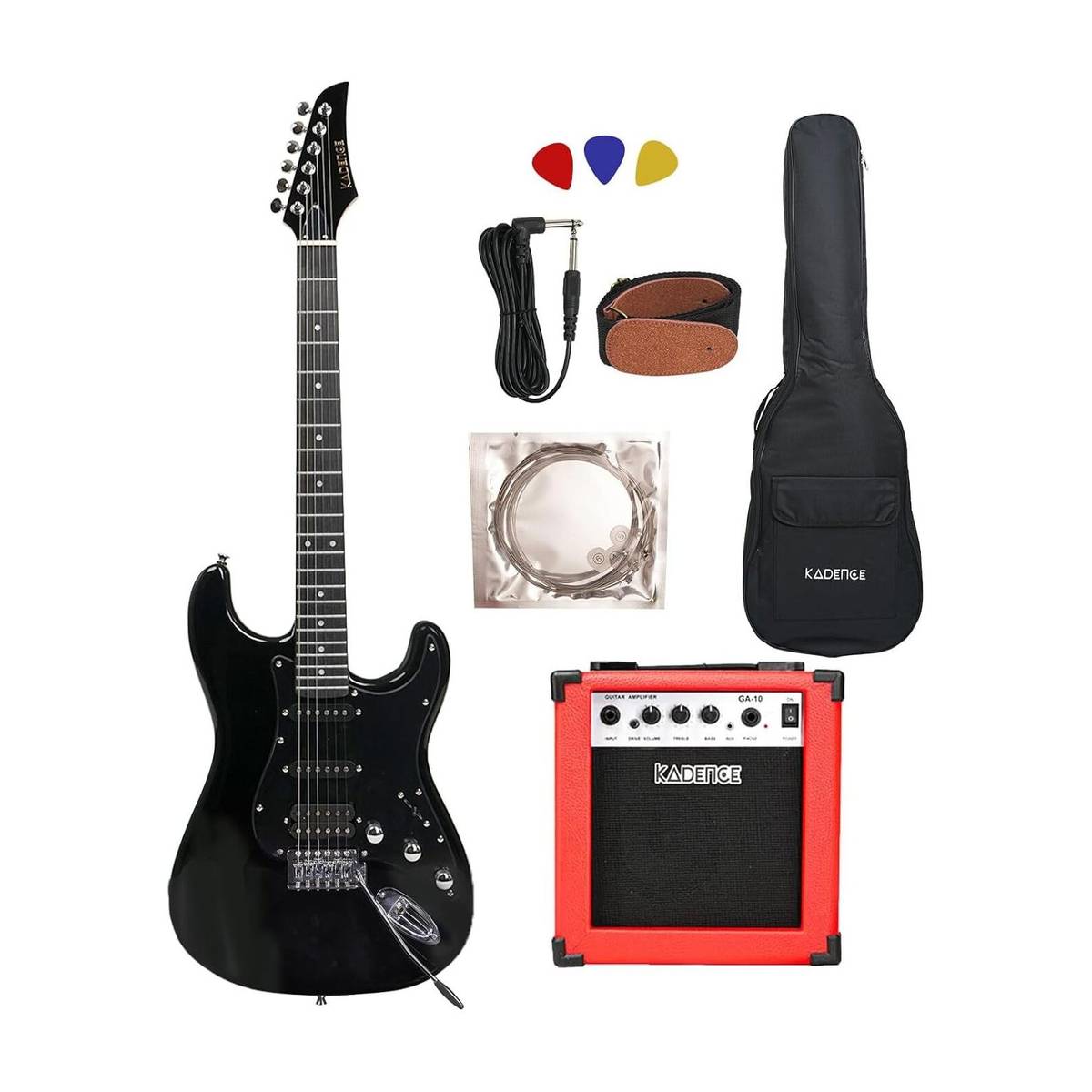 KADENCE Astro Man Electric Guitar, 24 FRETS, H- S - S PICK UPS Solid Body Electric Guitar