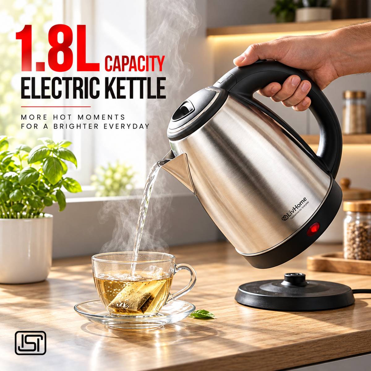 LivHome Quickboil Electric Kettle — photo 2