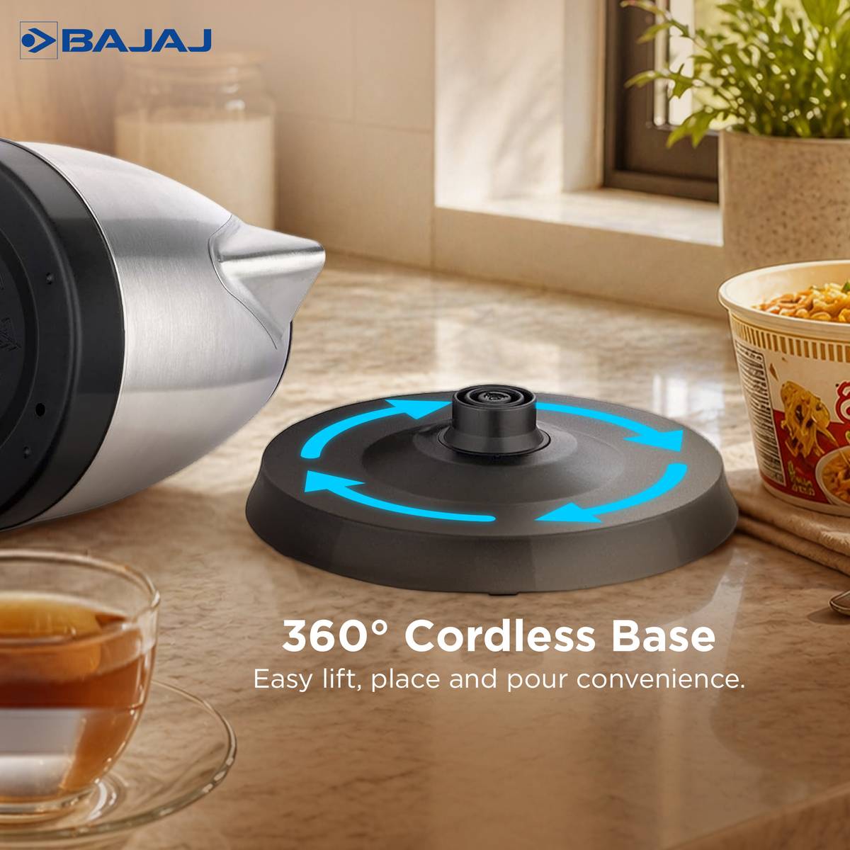 BAJAJ KTX 1.8 L DLX Electric Kettle — photo 4