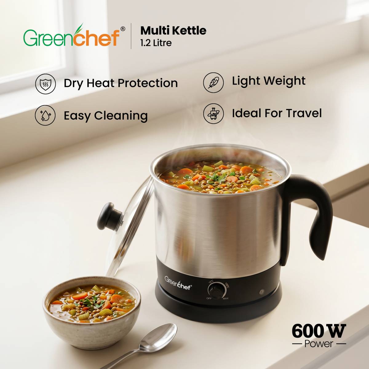 Greenchef Multi Electric Kettle — photo 5