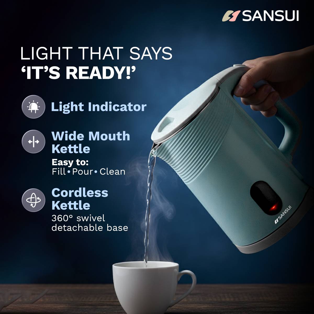 Sansui Inferno Electric Kettle — photo 5