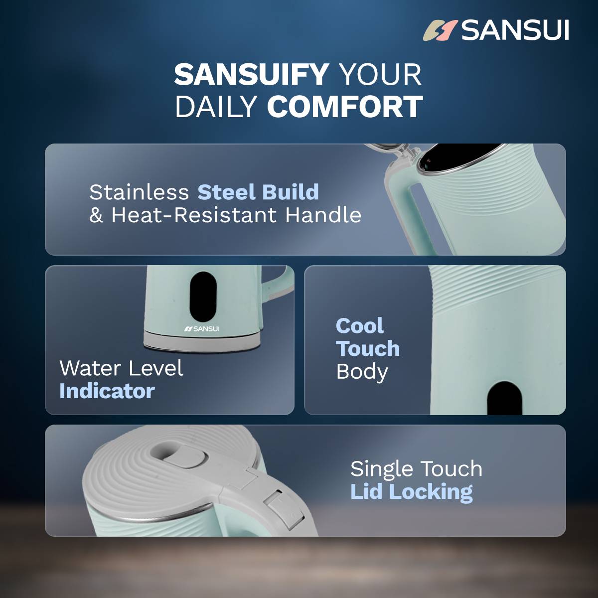 Sansui Inferno Electric Kettle — photo 4