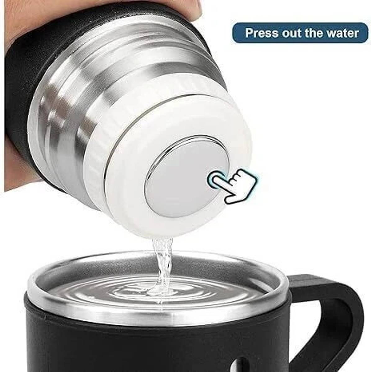 Owqust Electric Kettle & Vacuum Flask Set (500ml,Multicolor) With 3 coffee Mug Electric Kettle — photo 4
