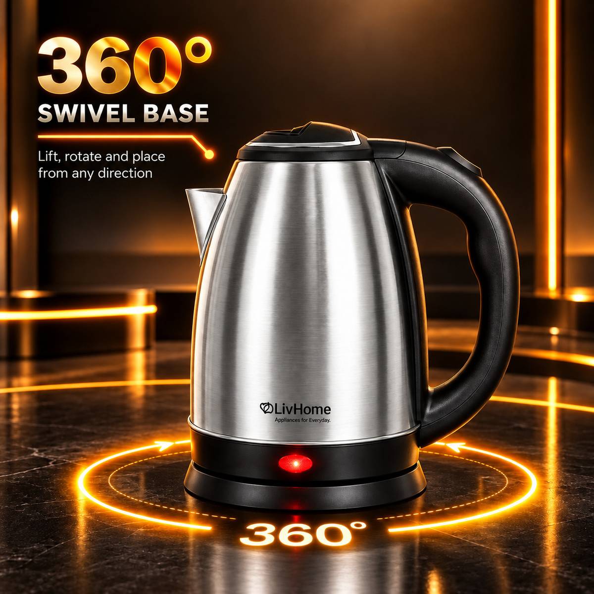 LivHome Quickboil Electric Kettle — photo 5