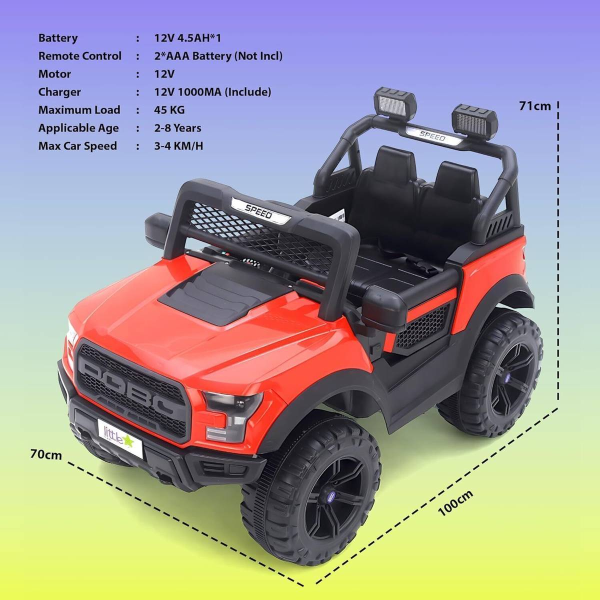 Toys R Us Avigo POBO (1-8yrs) Jeep Battery Operated Ride On — photo 4