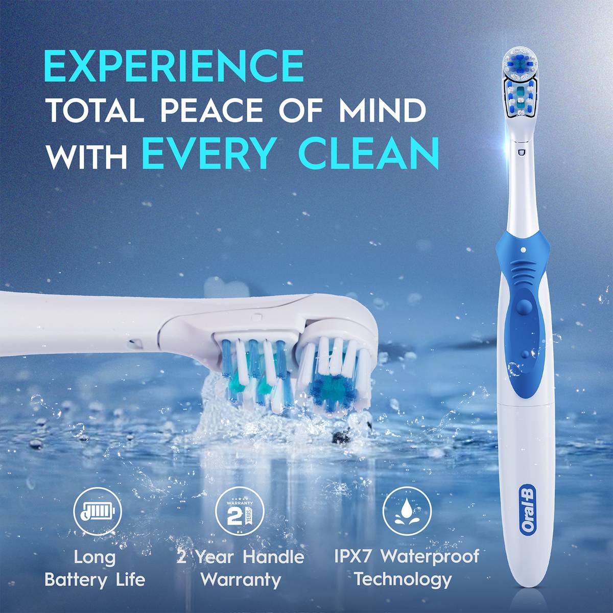 Oral-B Cross Action Battery Powered Cross Action Soft Battery, 90 Day Battery Life, Electric Toothbrush — photo 5