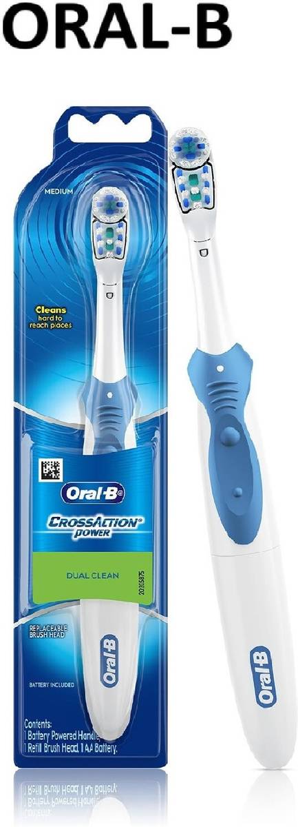 CROSS ACTION POWER DUAL CLEAN PACK OF 1 A Electric Toothbrush