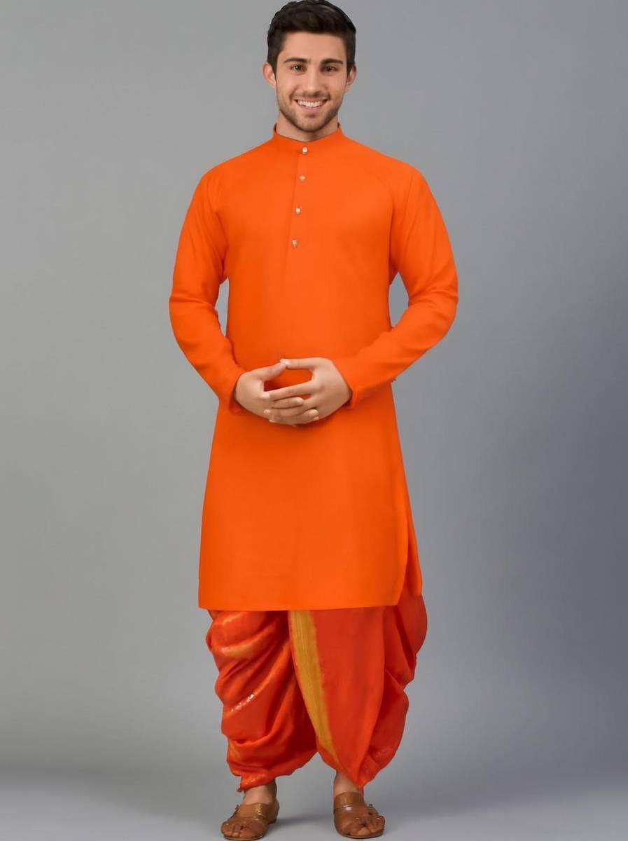 Svatantra Men Kurta Dhoti Set