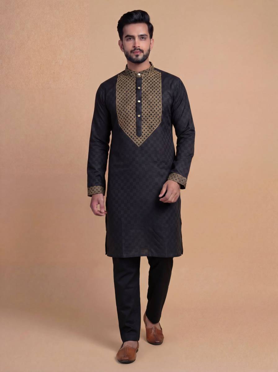 Tibra Collection Men Kurta Pyjama Set — photo 5