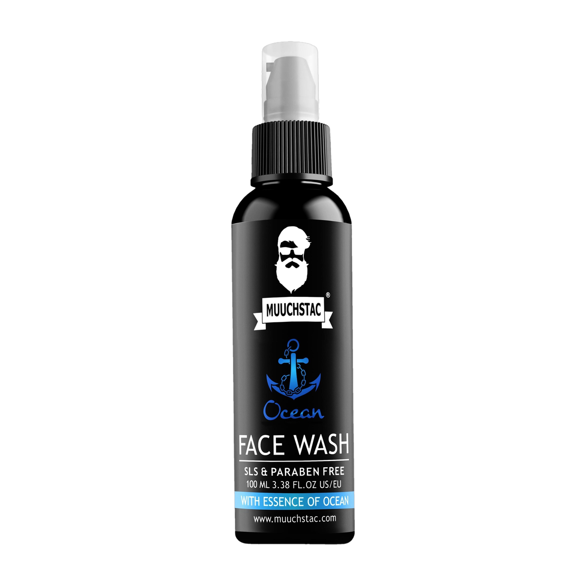 MUUCHSTAC Ocean for Men, Fights Acne & Pimple, Skin Brightening, All Skin Types Face Wash