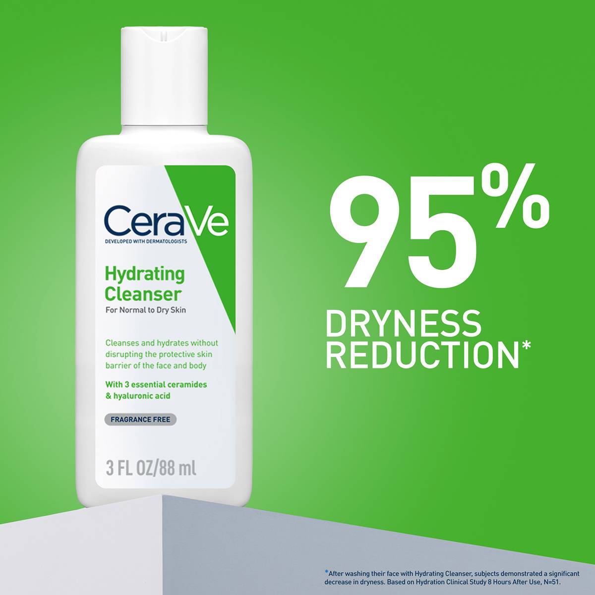 CeraVe Hydrating Cleanser  For Dry Skin with Ceramides & Hyaluronic Acid Face Wash — photo 2