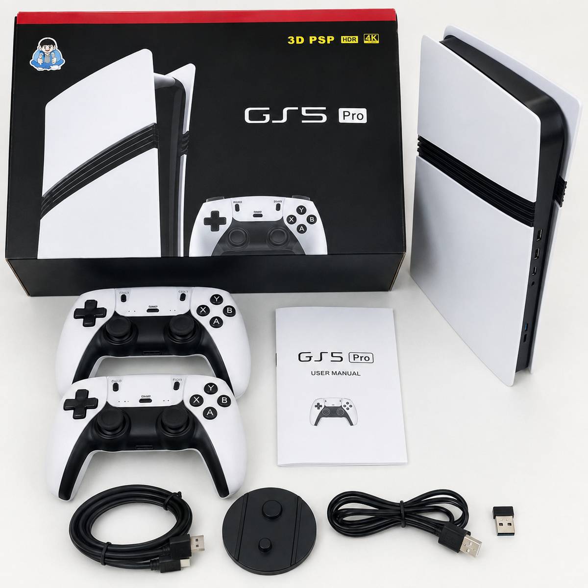 WEARME GS5 PRO Wireless Video Game Console 64 GB 64 GB with Smack Down, Cricket, Tekken, God of War, GTA Vice City