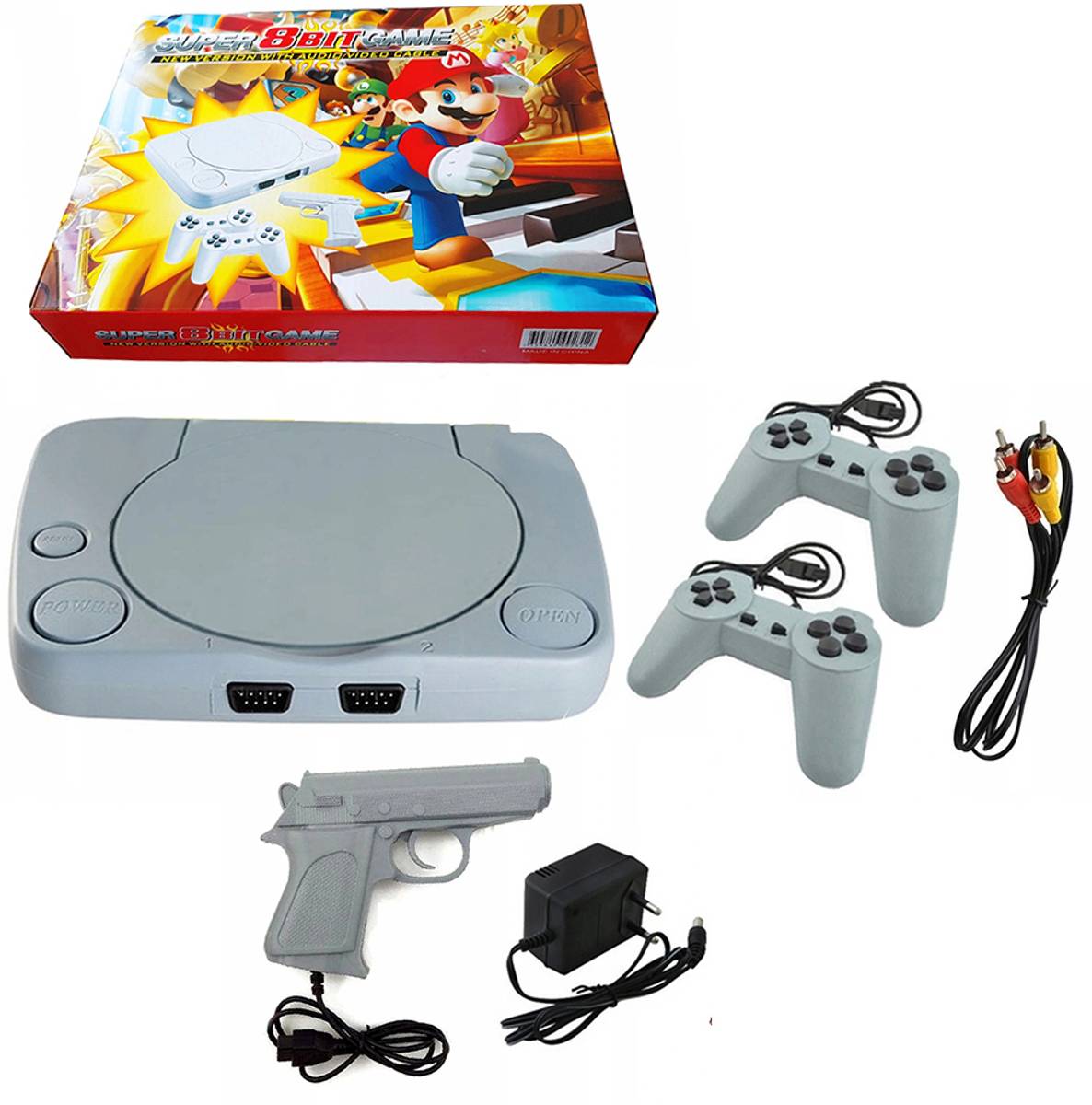 GARNER 14 Classic TV Game new 2 Cassette Inbuilt Console NA GB with Contra, Super Mario Bros, F1 Race, Cricket Game — photo 3