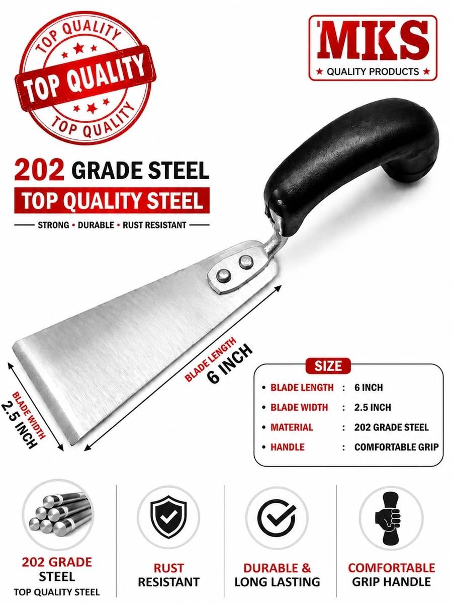 MAZID AGRICO PRODUCT 202 GRADE STAINLESS STEEL KHURPI,( TROWEL ) HAND TOLLS Garden Pick