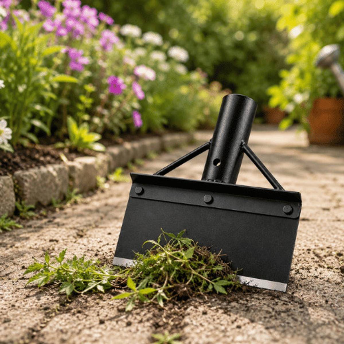 Robux Heavy Duty Steel Cleaning Shovel, Hand Weeder for Grass Removal, Weed Removal, Garden Tool Kit