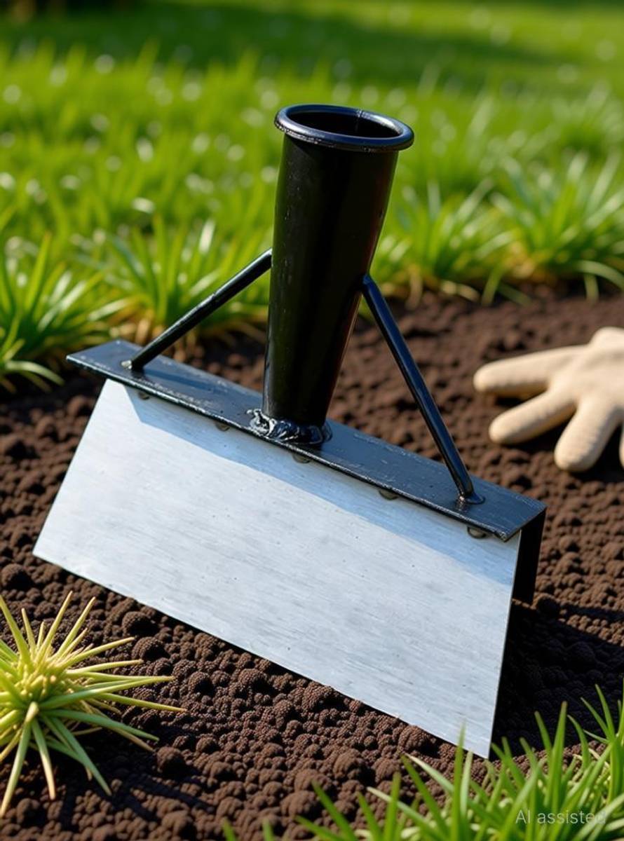 SERPLEX Heavy Duty Hand Weeder Tool for Gardening and Cleanup Garden Tool Kit