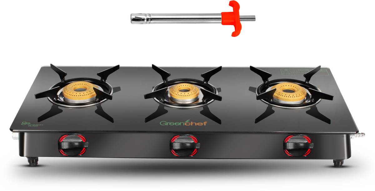 Greenchef Lighter Glass Manual Gas Stove