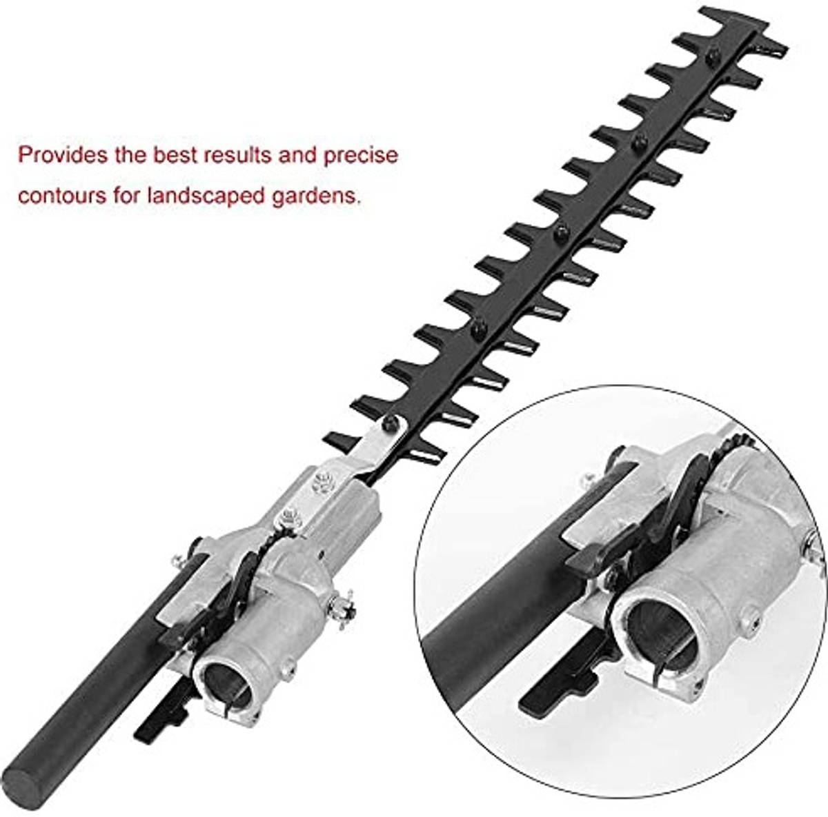Brush Cutter Hedge Trimmer Attachment 28MM Grey Black Cordless Grass Trimmer — photo 3