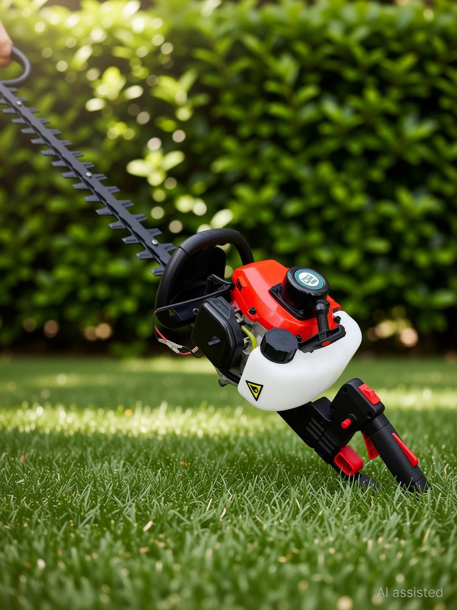 HEDGE TRIMMER 24"inch 26cc 2 stroke Petrol Engine For Trimming, Shrub trimming Fuel Grass Trimmer — photo 2