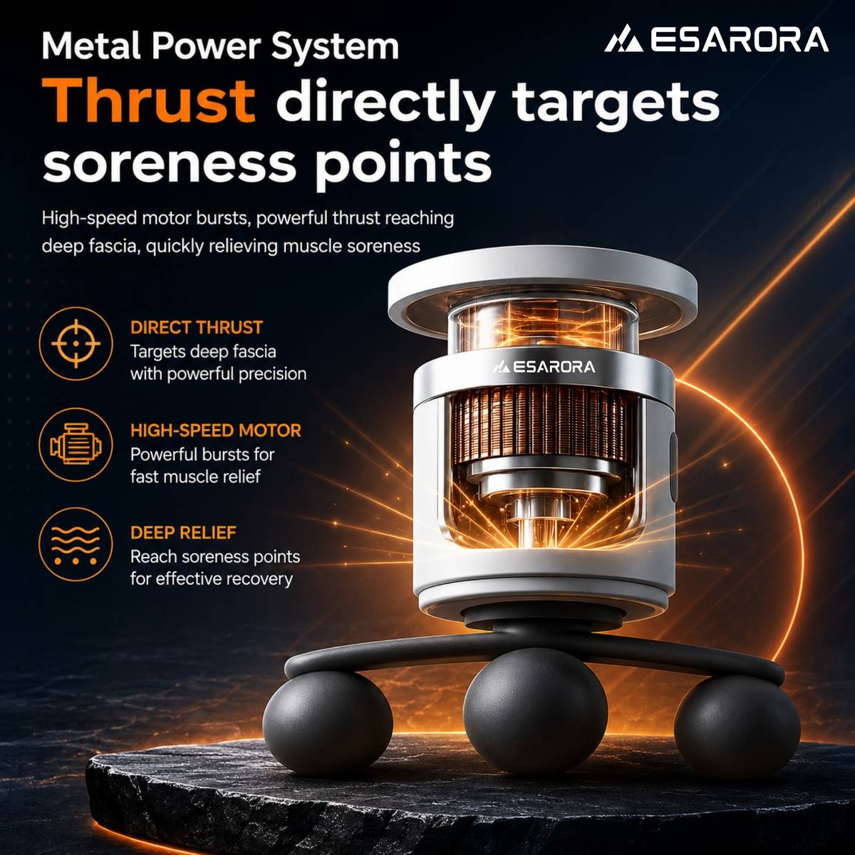 3 Ball Handheld Full Body Massager for Men & Women for Relaxation — photo 4