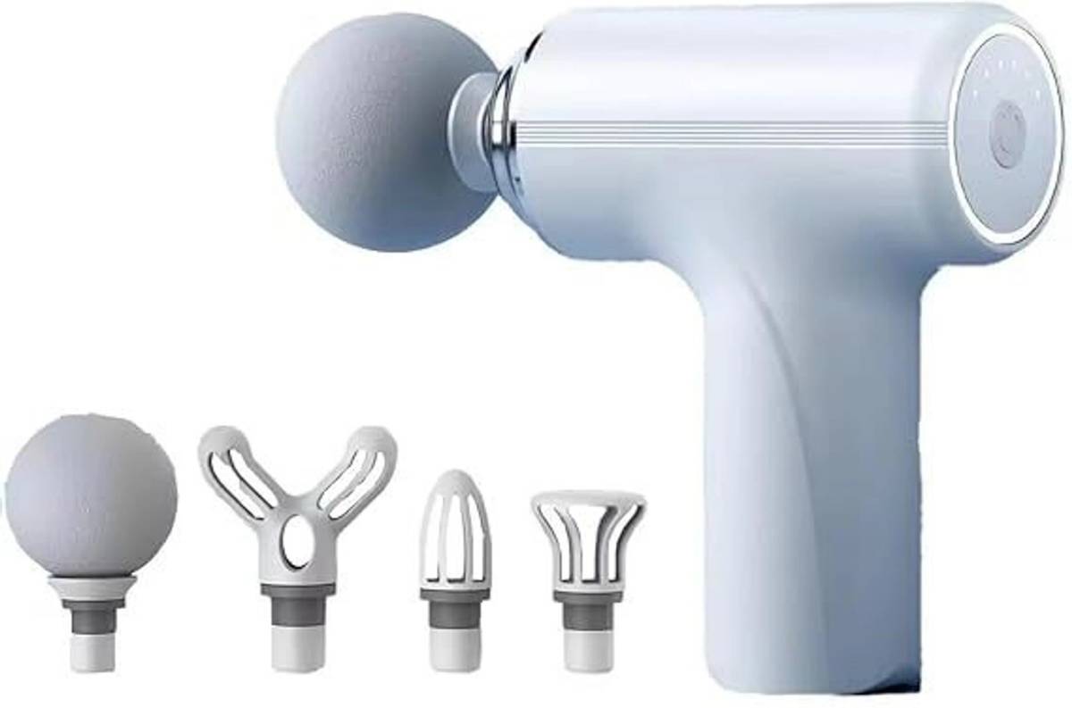 RT GLOBAL Deep Relief Tissue Muscle Massage Gun with High Torque Motor Ergonomic Grip R81