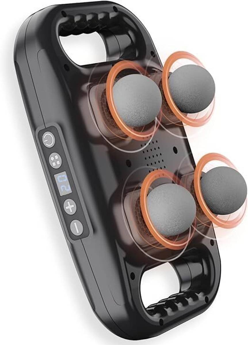 ARJ 4-Head Back Massager for Pain Relief in Back, Leg, Neck, Shoulder and Body