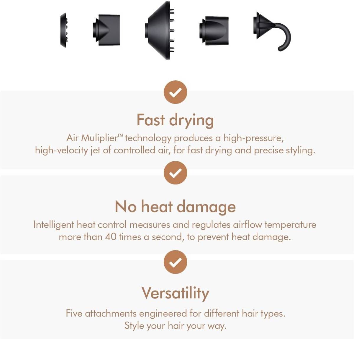 Dyson Supersonic Hair Dryer Fast Drying No Heat Damage Hair Dryer — photo 3