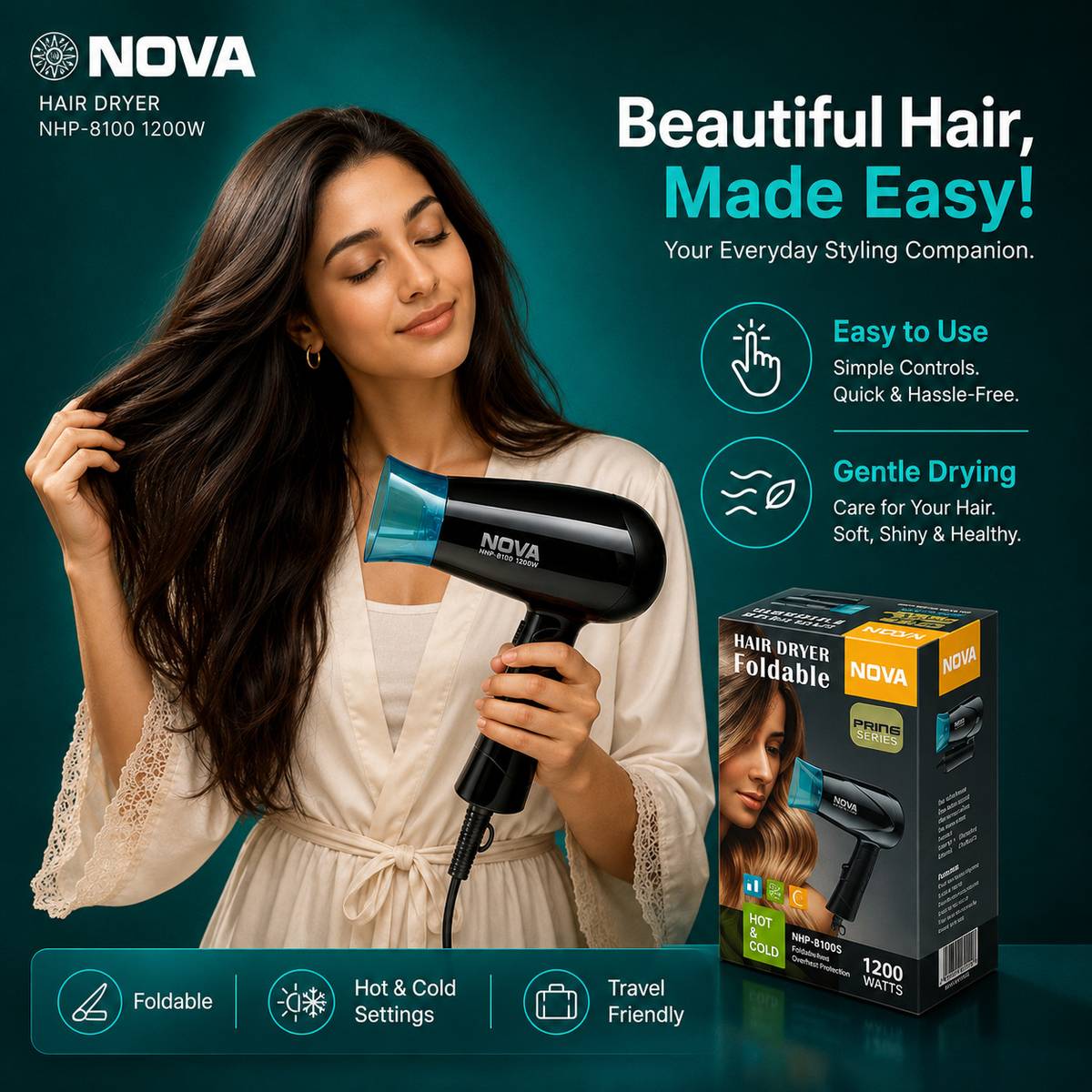 NOVA NHP 8100/05 Hair Dryer — photo 3
