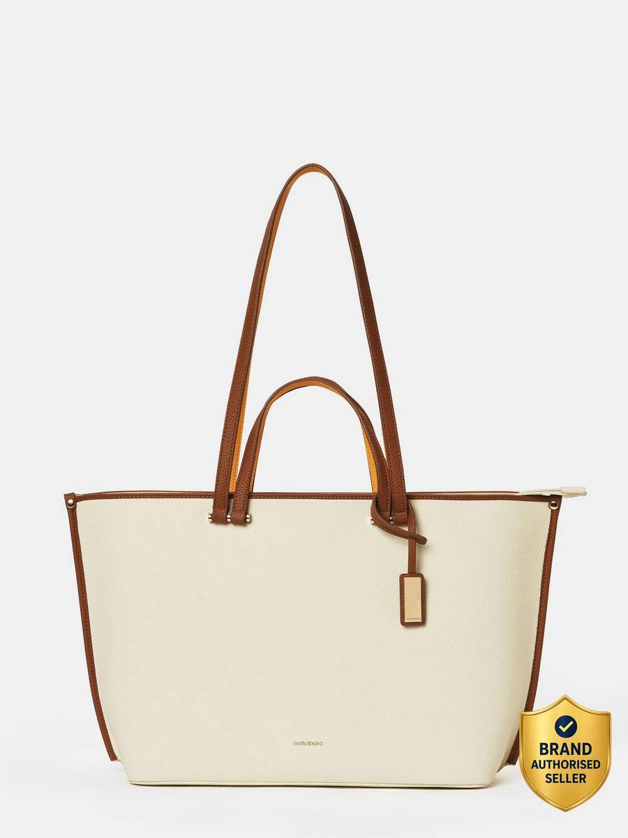 Mokobara Women Beige Tote