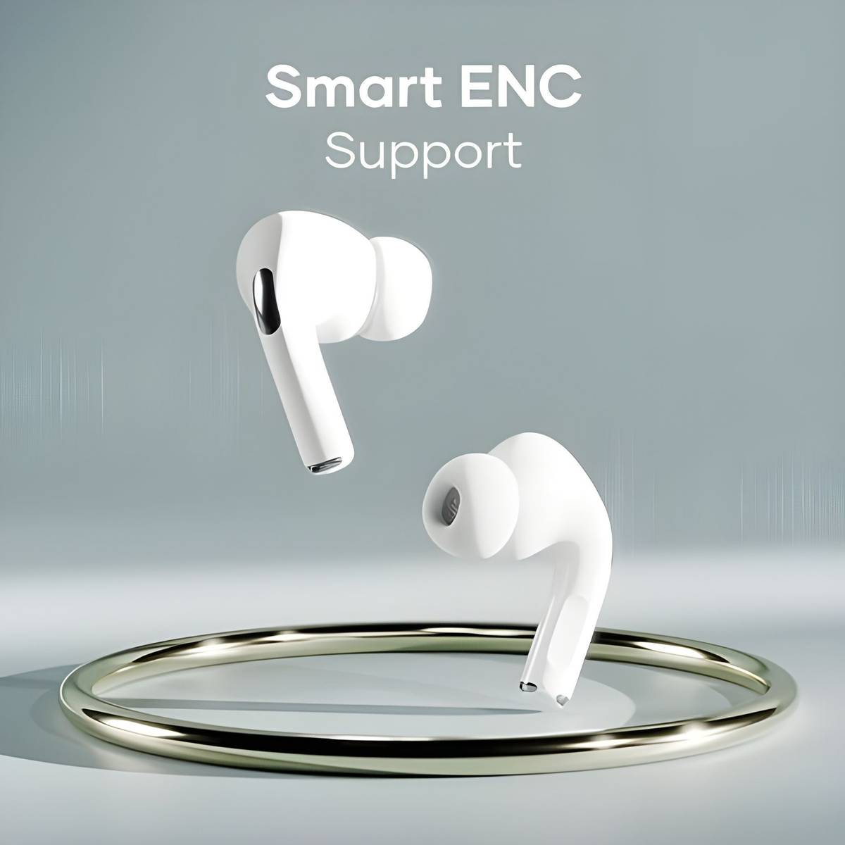 White Earbuds | True Wireless Stereo | Noise Cancelling A2 Bluetooth — photo 5
