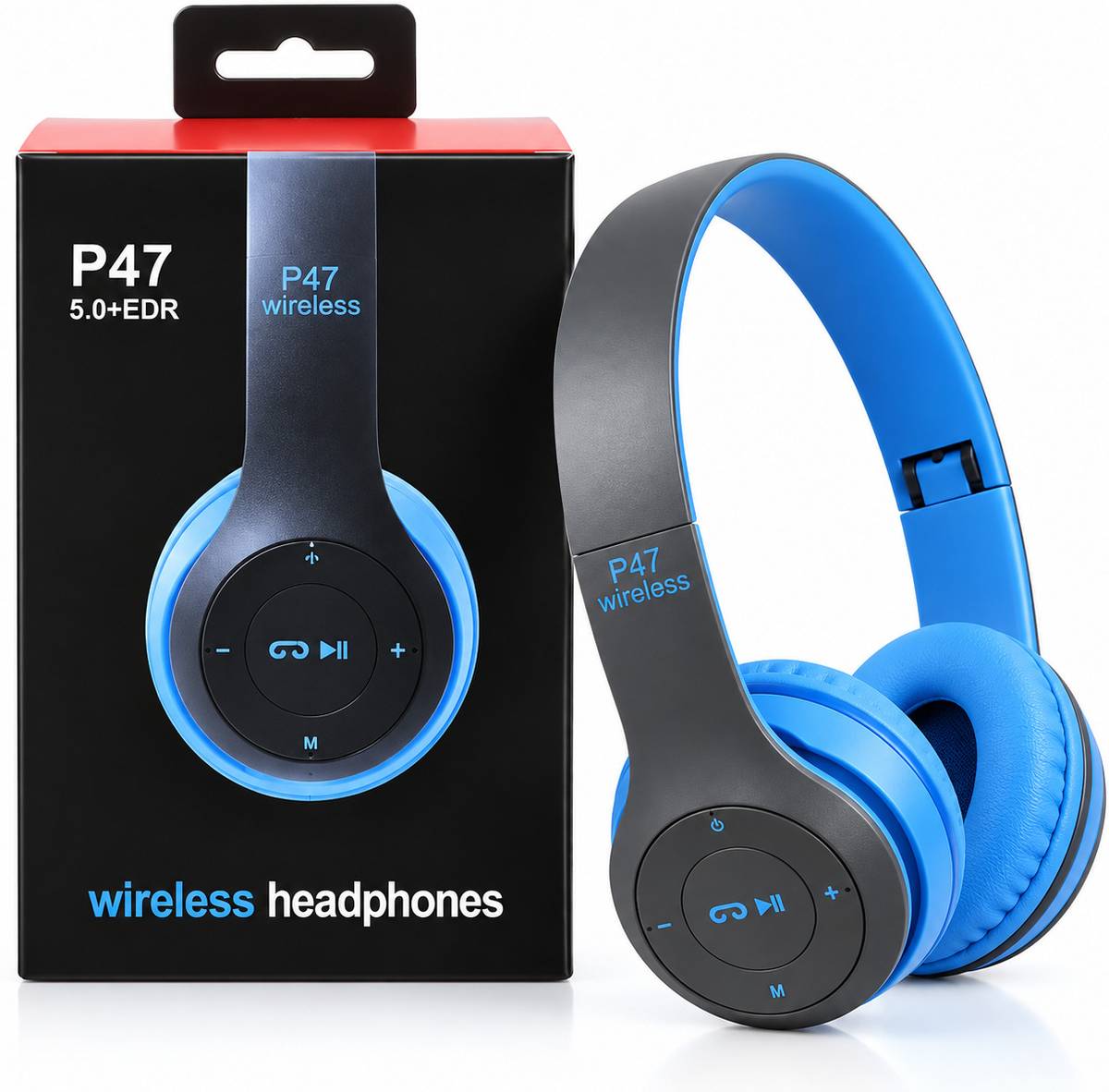 HEADPHONE-OO1 BLUE Bluetooth without Mic